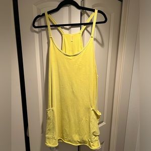 Yellow Free People Hot Shot Dress